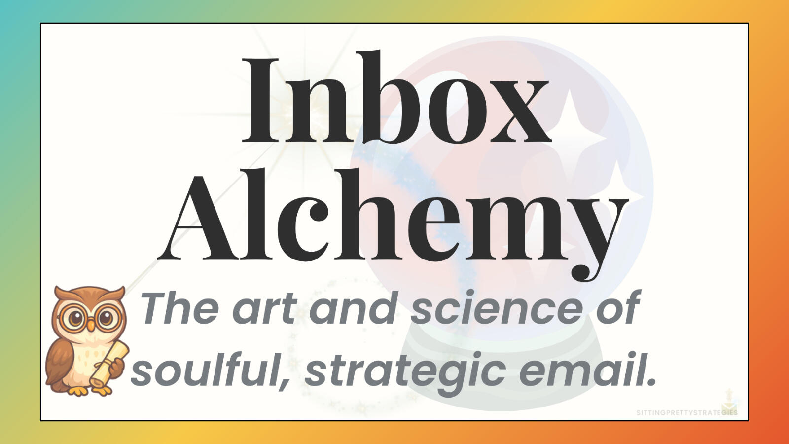 The art and science of soulful, strategic email.